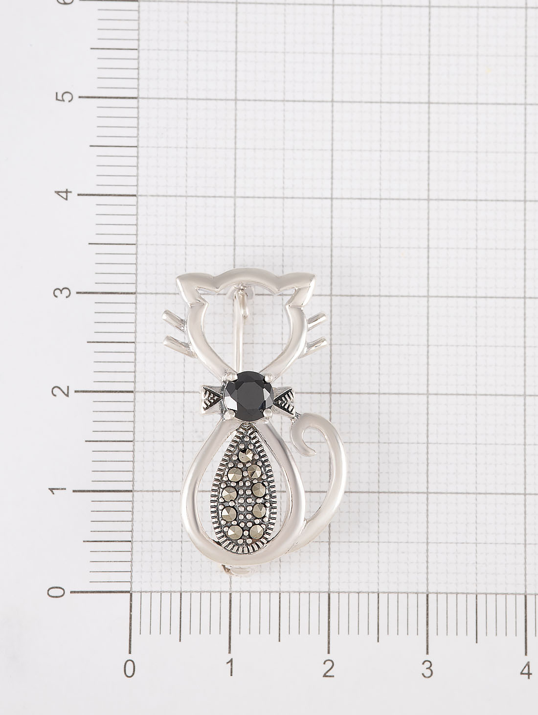 91654 Брошь (Ag 925)