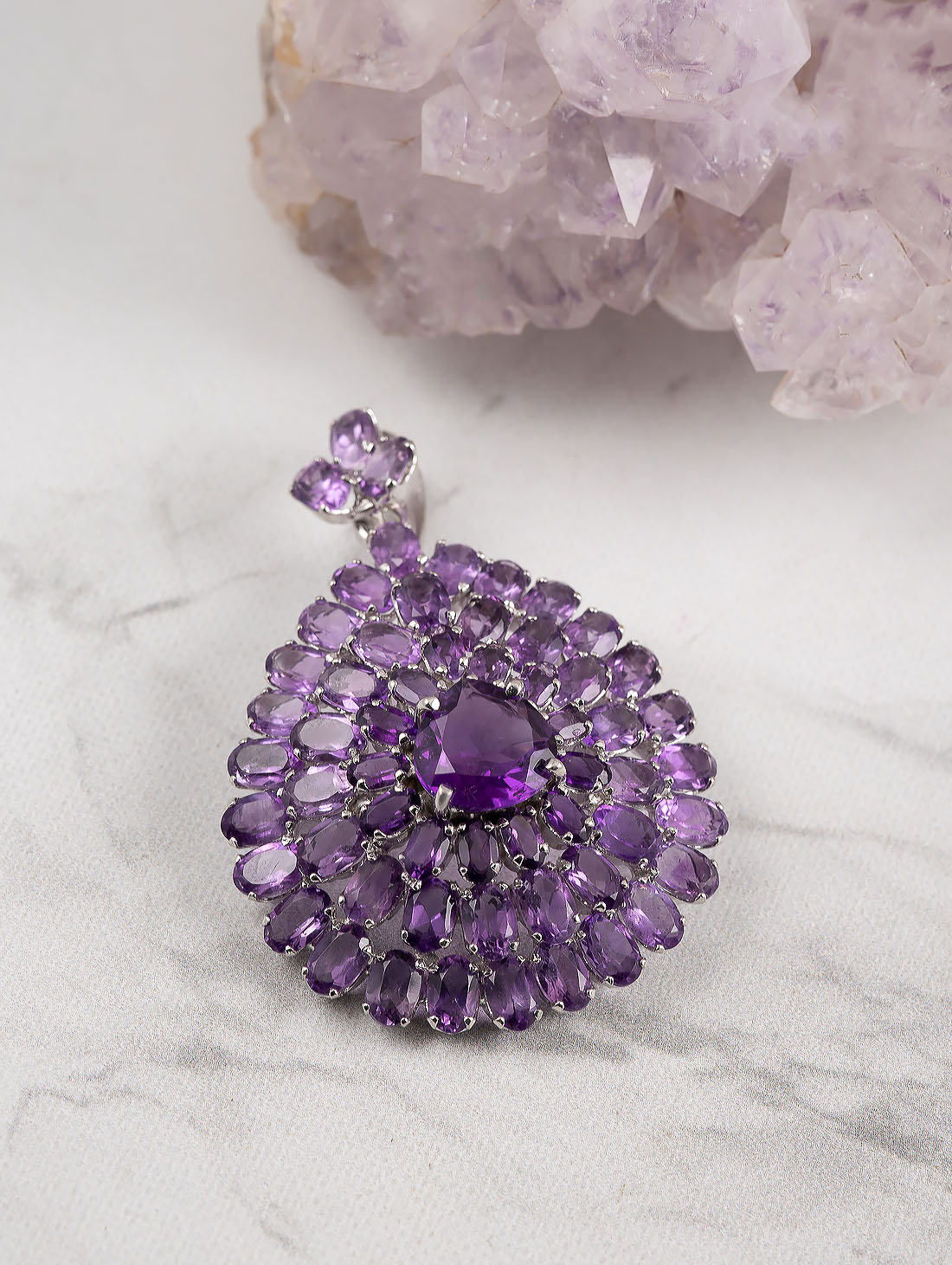 042357 Брошь-кулон (Ag 925)