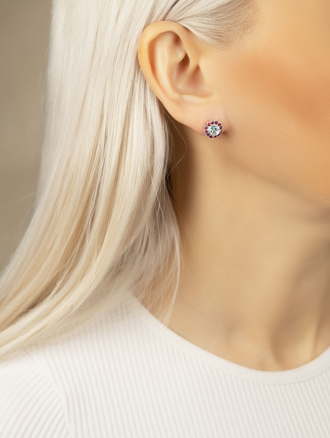 9293 Серьги пуссеты (Ag 925)