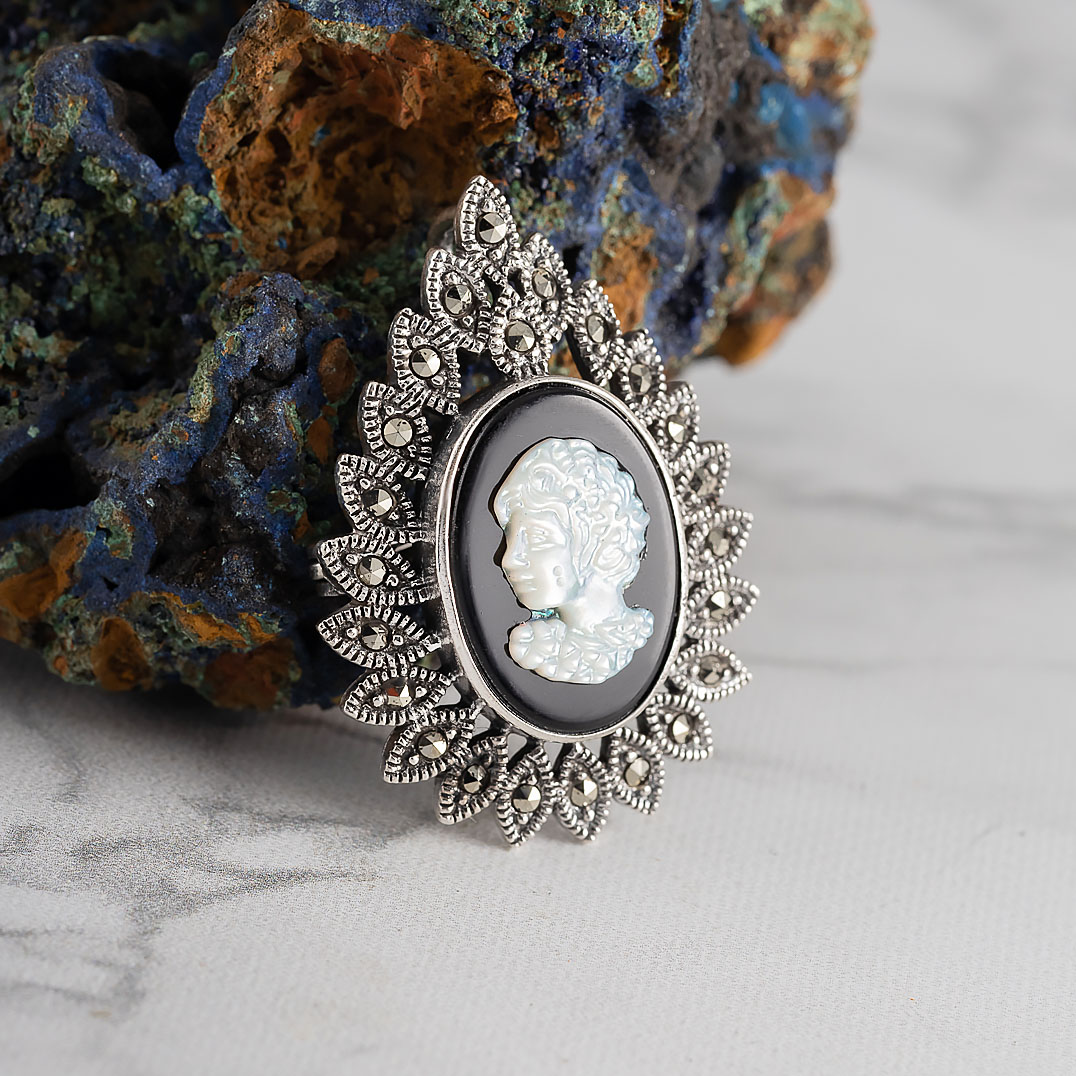 91396 Брошь-кулон (Ag 925)