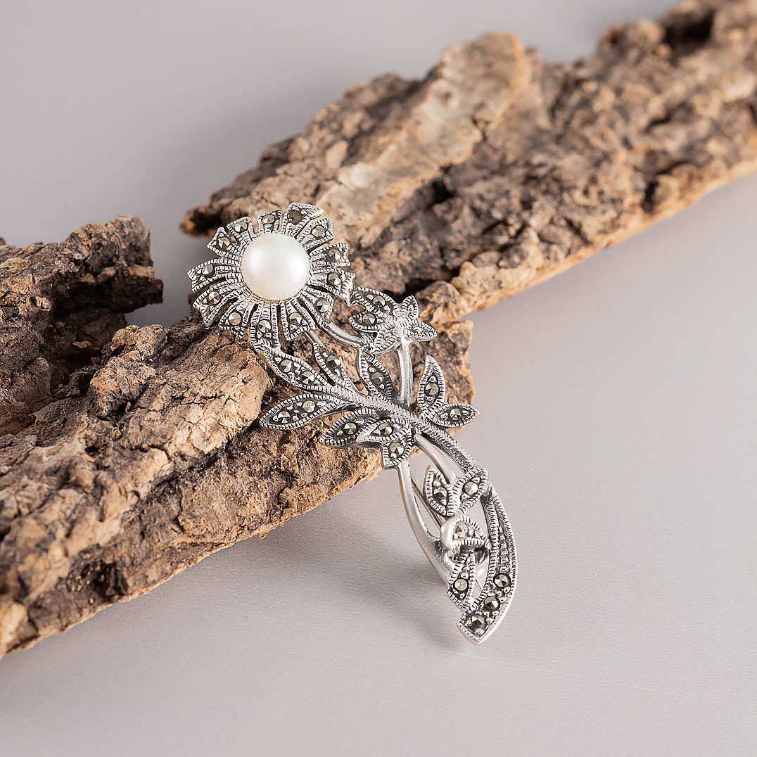 91370 Брошь (Ag 925)