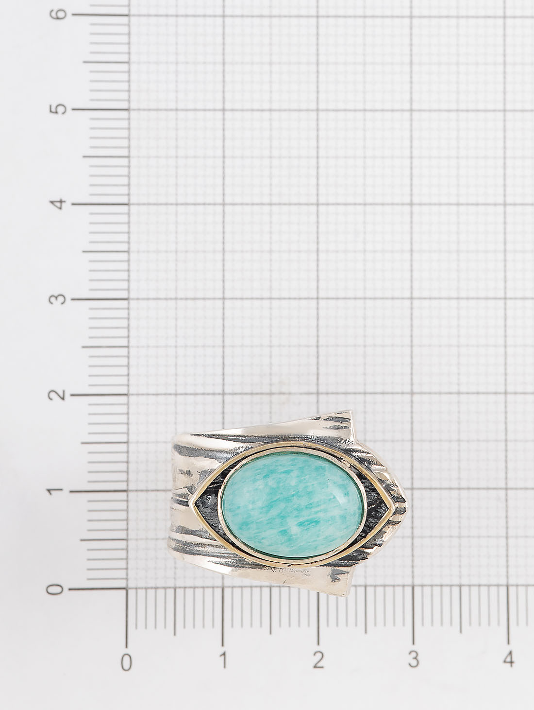 Rrr1218z Амазонит Кольцо (Ag 925)