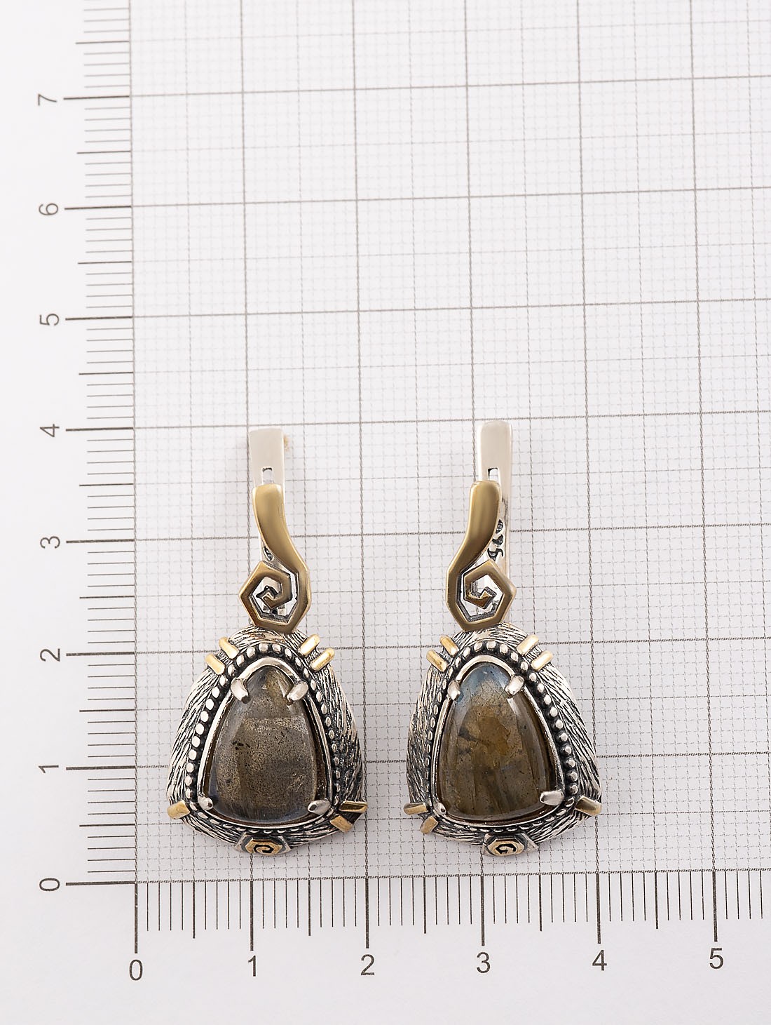 Err1343z Лабрадор Серьги (Ag 925)