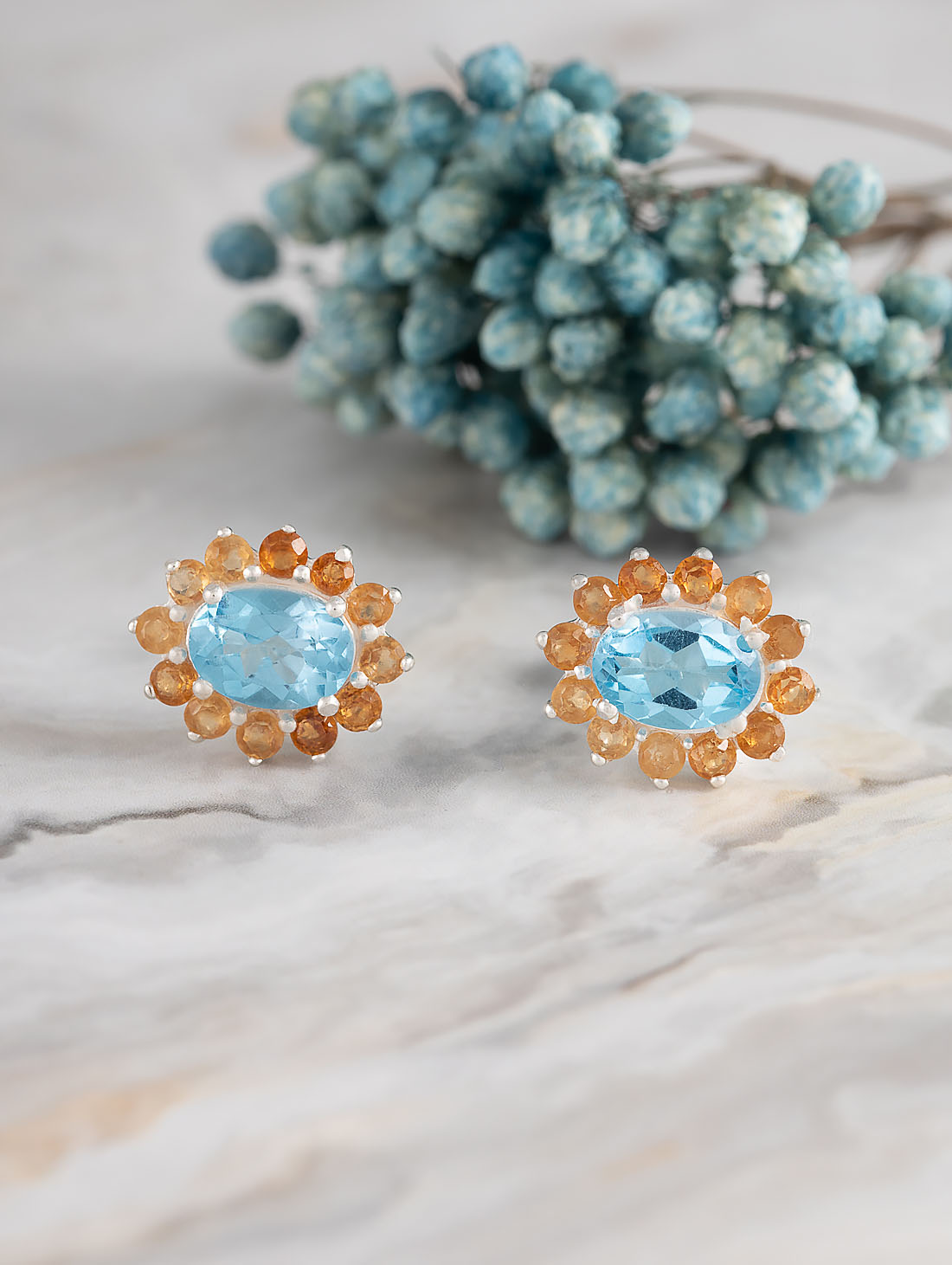 9519 Серьги пуссеты (Ag 925)