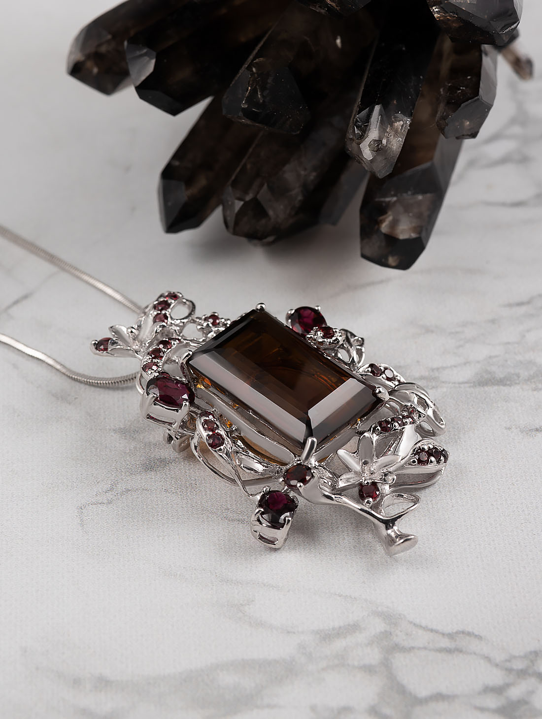 042368 Брошь-кулон (Ag 925)