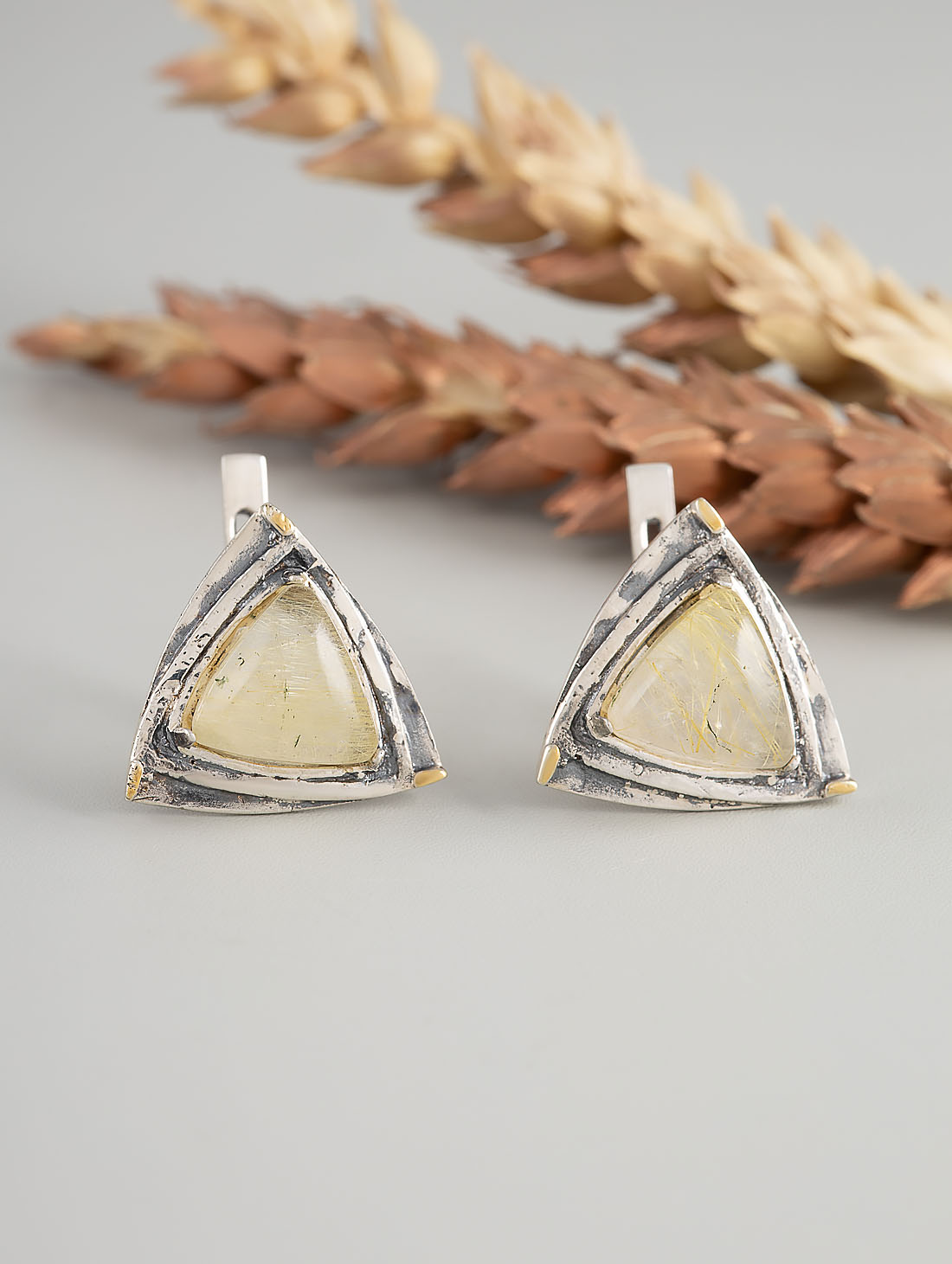 Err1337z Рутил Серьги (Ag 925)