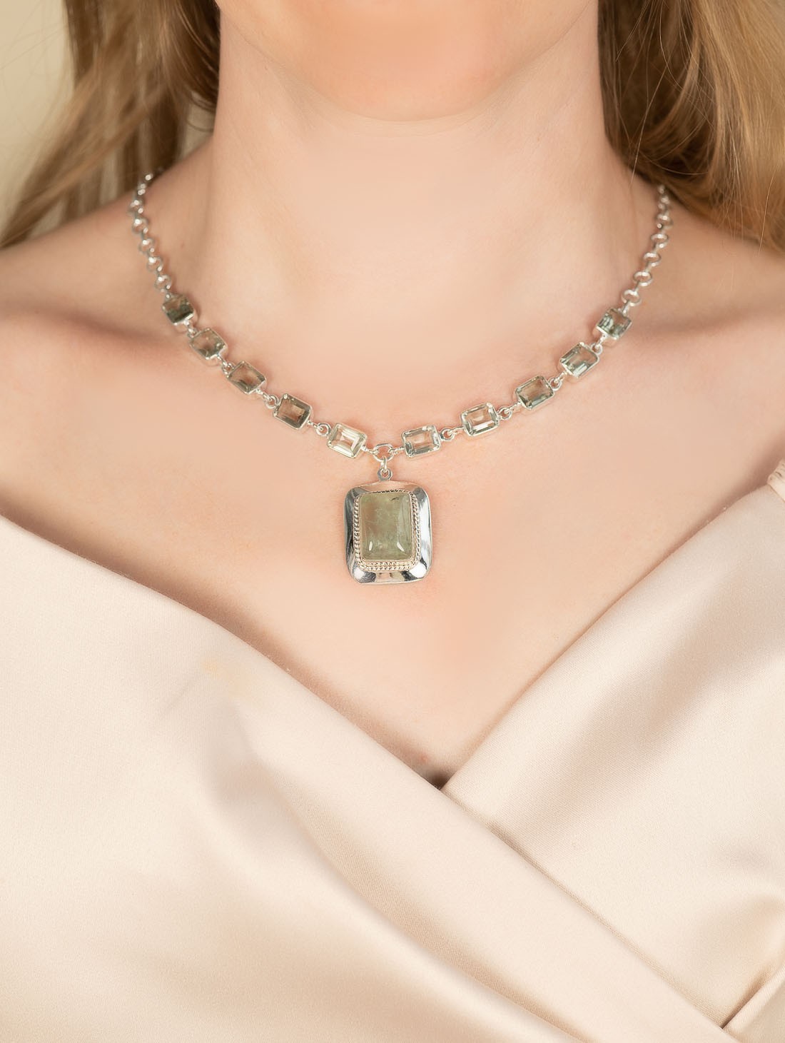 98858 Колье (Ag 925)