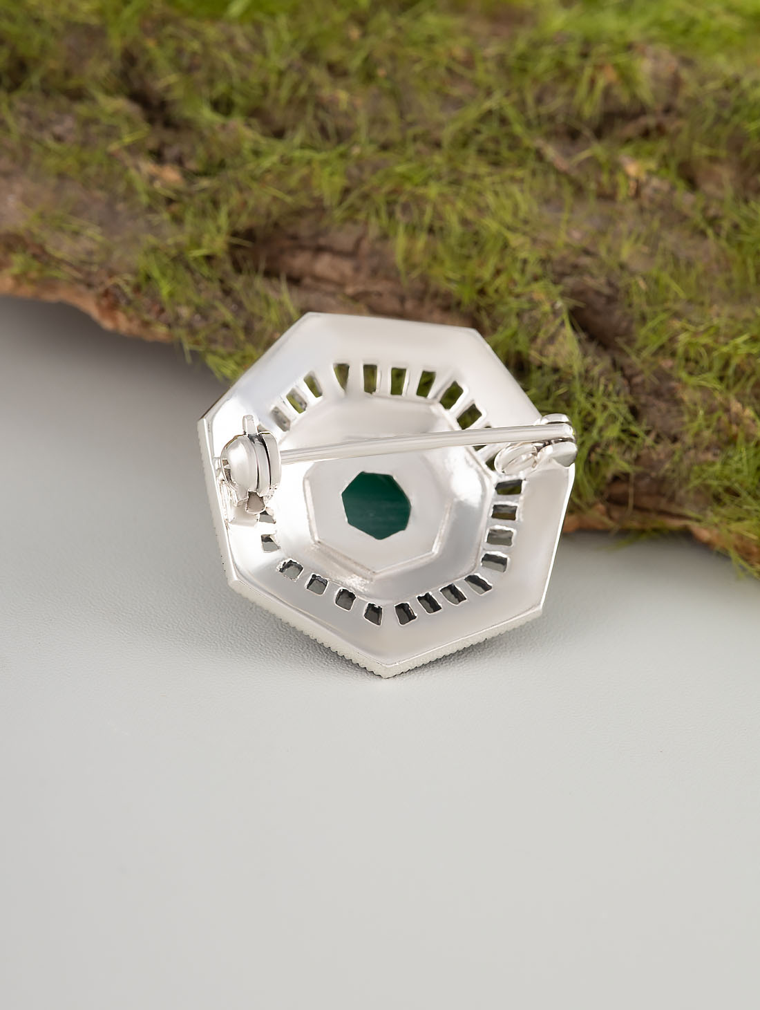 91561 Брошь (Ag 925)