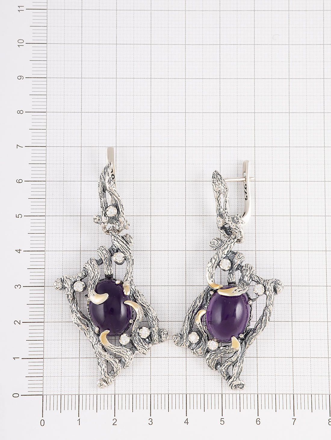 Err1103z Аметист Серьги (Ag_925)
