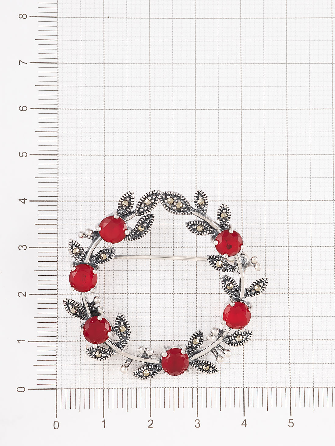 91577 Брошь (Ag 925)