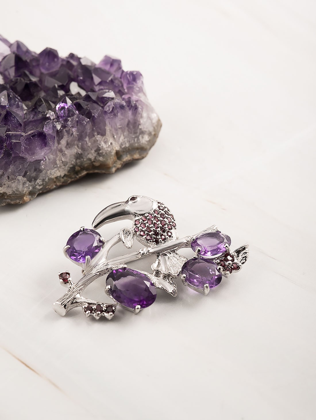 042300 Брошь (Ag 925)