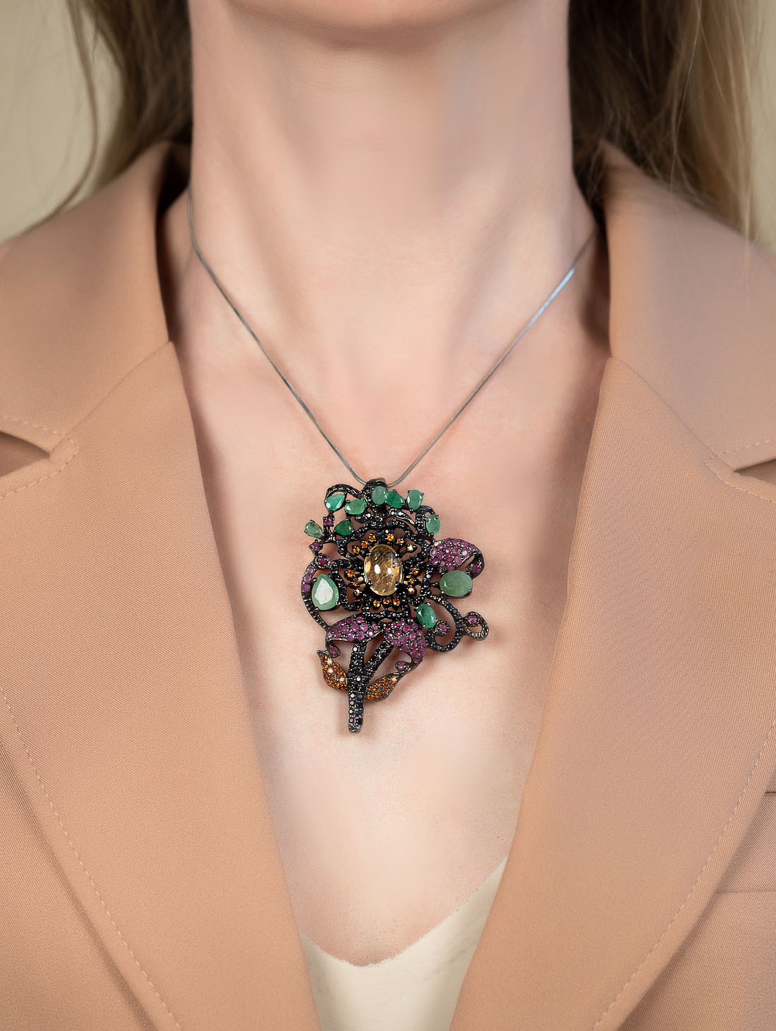 315 Брошь-кулон (Ag 925)