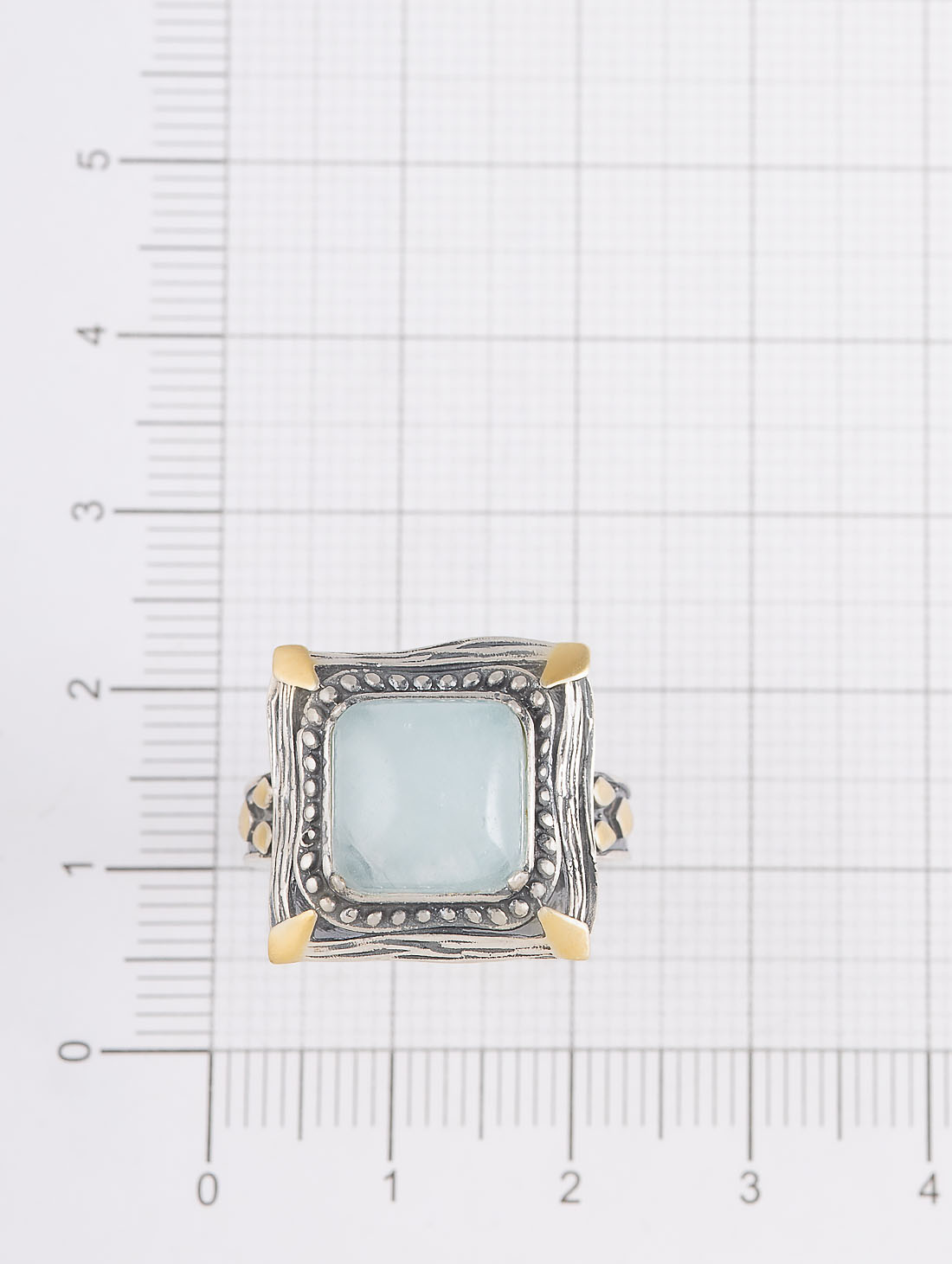 Rrr1340z Аквамарин Кольцо (Ag 925)