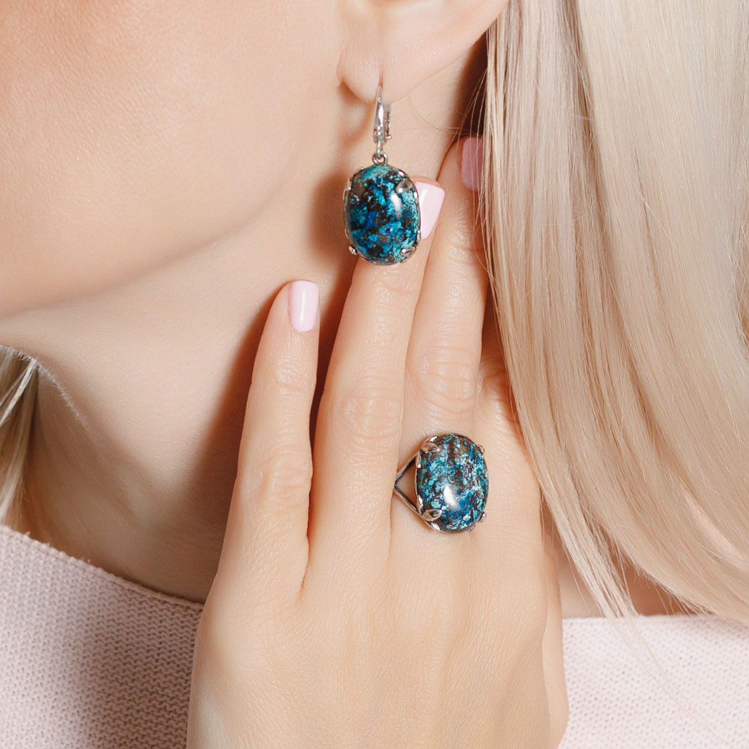 055870 Серьги (Ag 925)