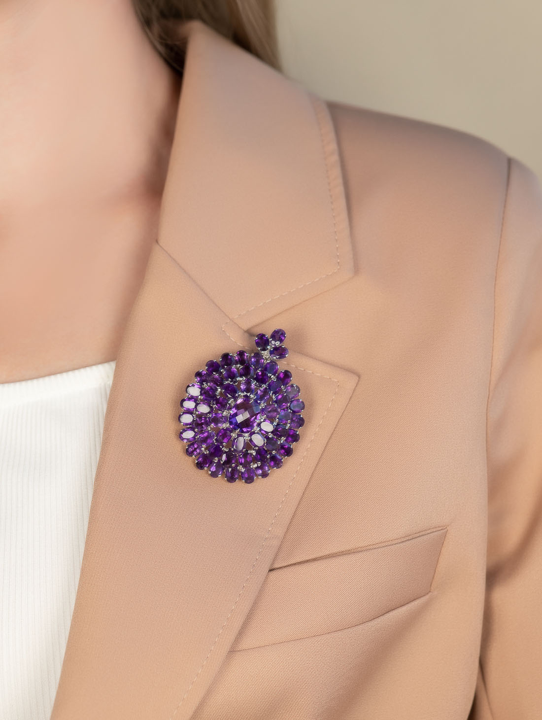 042354 Брошь-кулон (Ag 925)