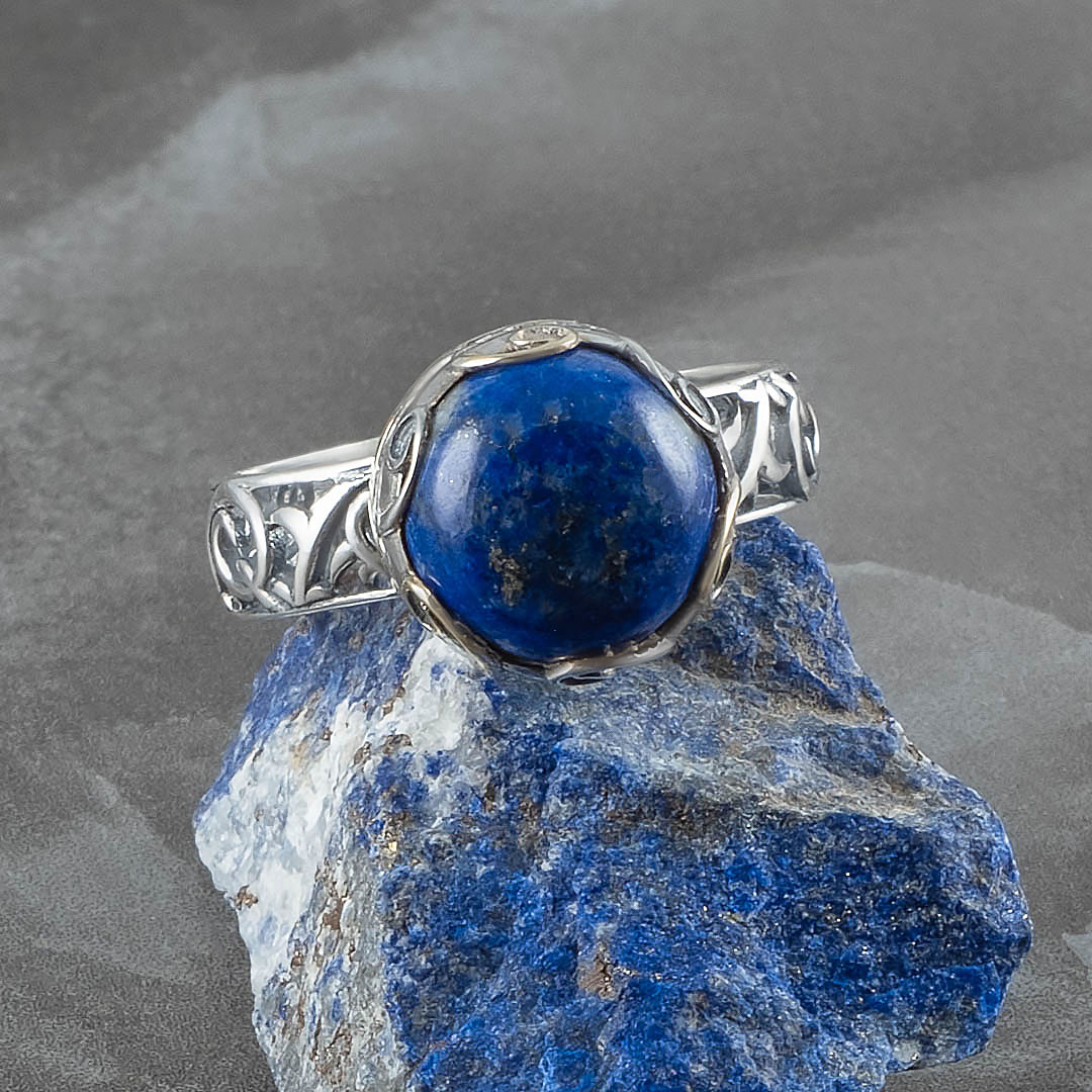 Rrr1351z Лазурит Кольцо (Ag 925)