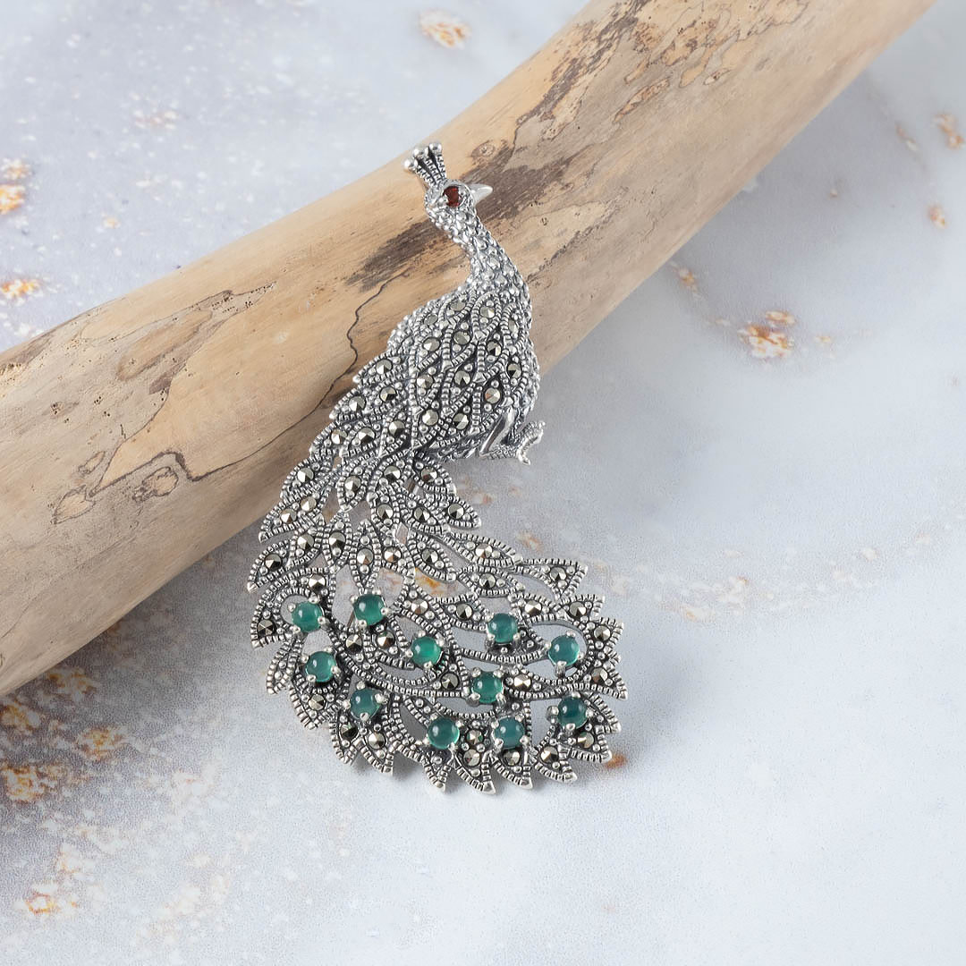 02089 Брошь-кулон (Ag 925)