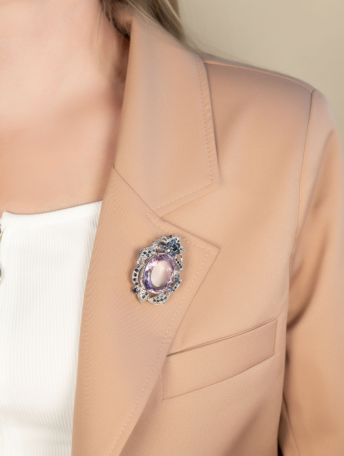 042369 Брошь-кулон (Ag 925)