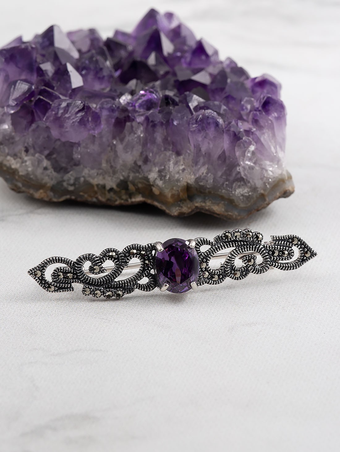 91648 Брошь (Ag 925)