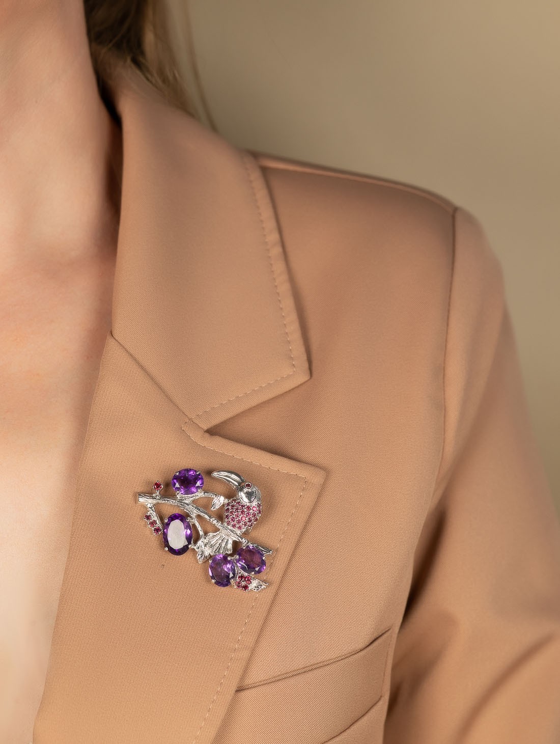 042300 Брошь (Ag 925)