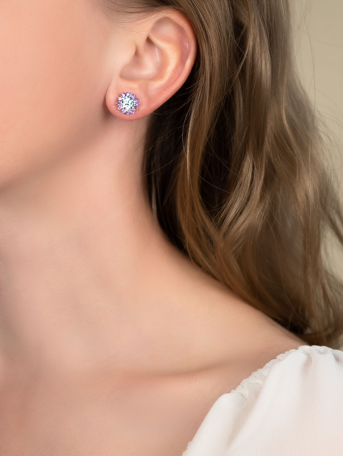 9472 Серьги пуссеты (Ag 925)