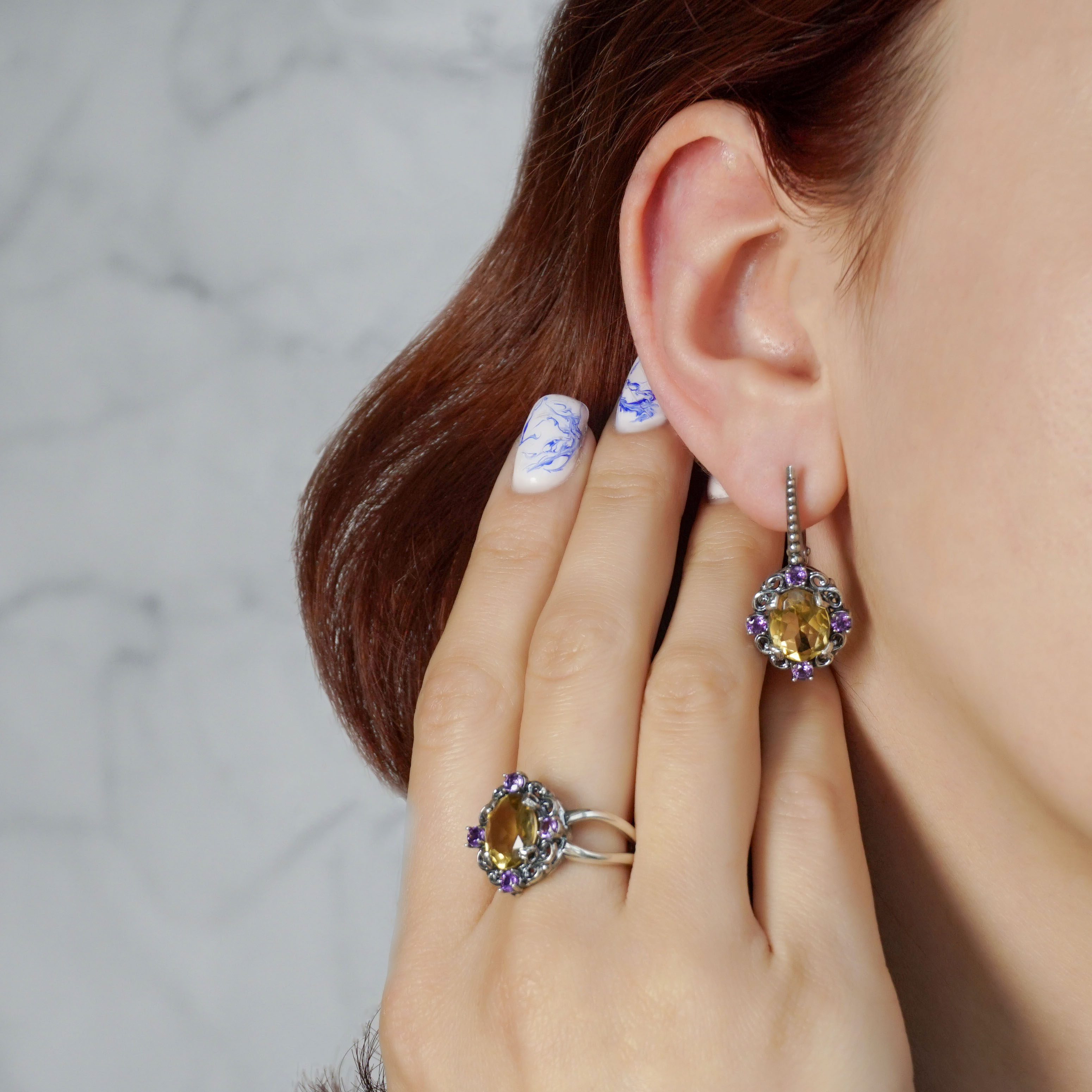 056420 Серьги (Ag 925)