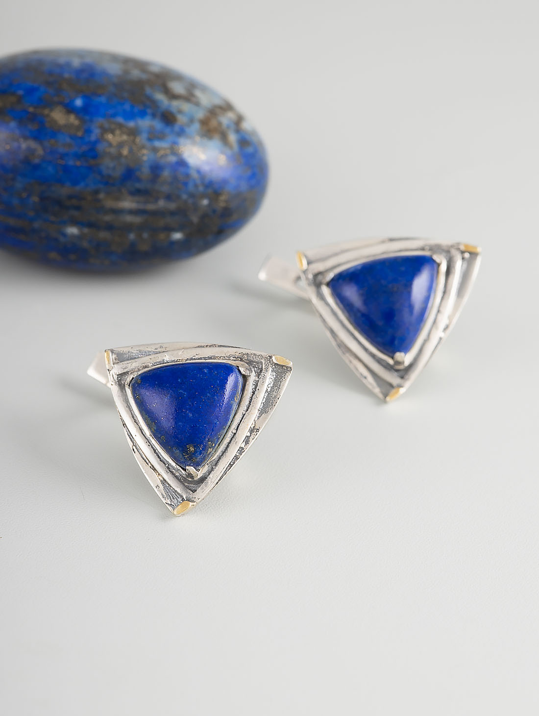 Err1337z Лазурит Серьги (Ag 925)