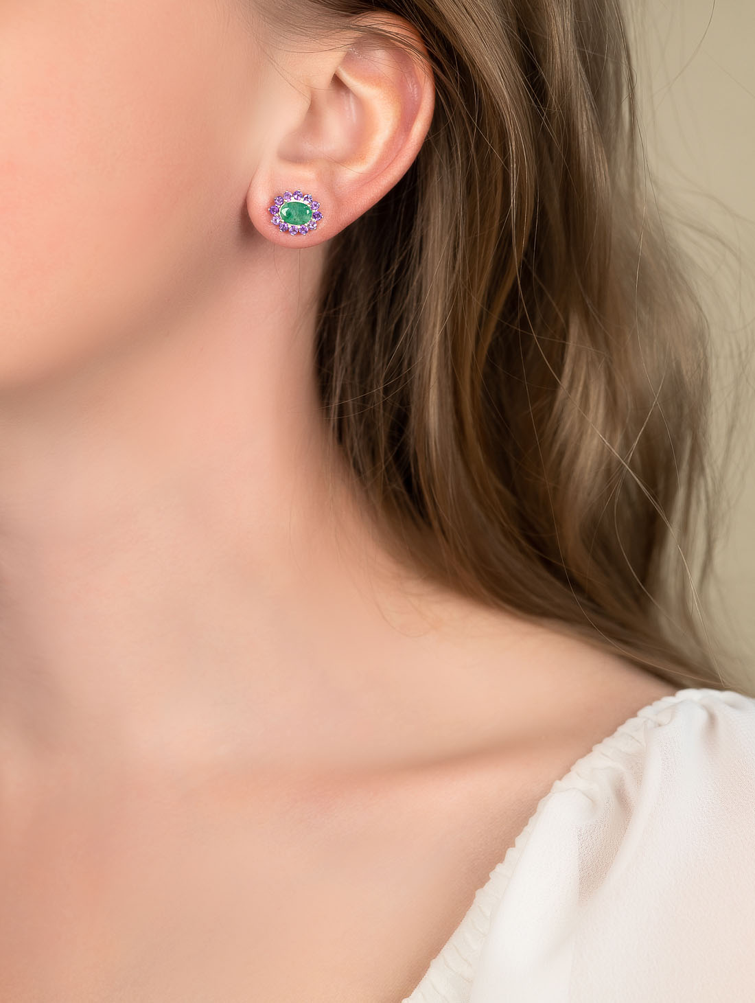 9503 Серьги пуссеты (Ag 925)