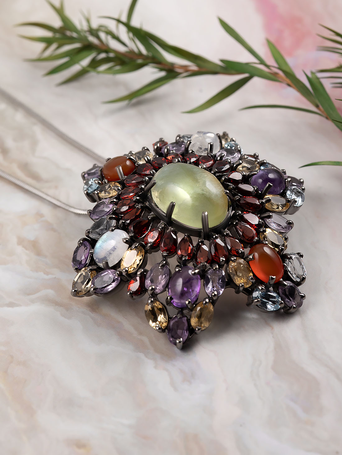 042381 Брошь-кулон (Ag 925)