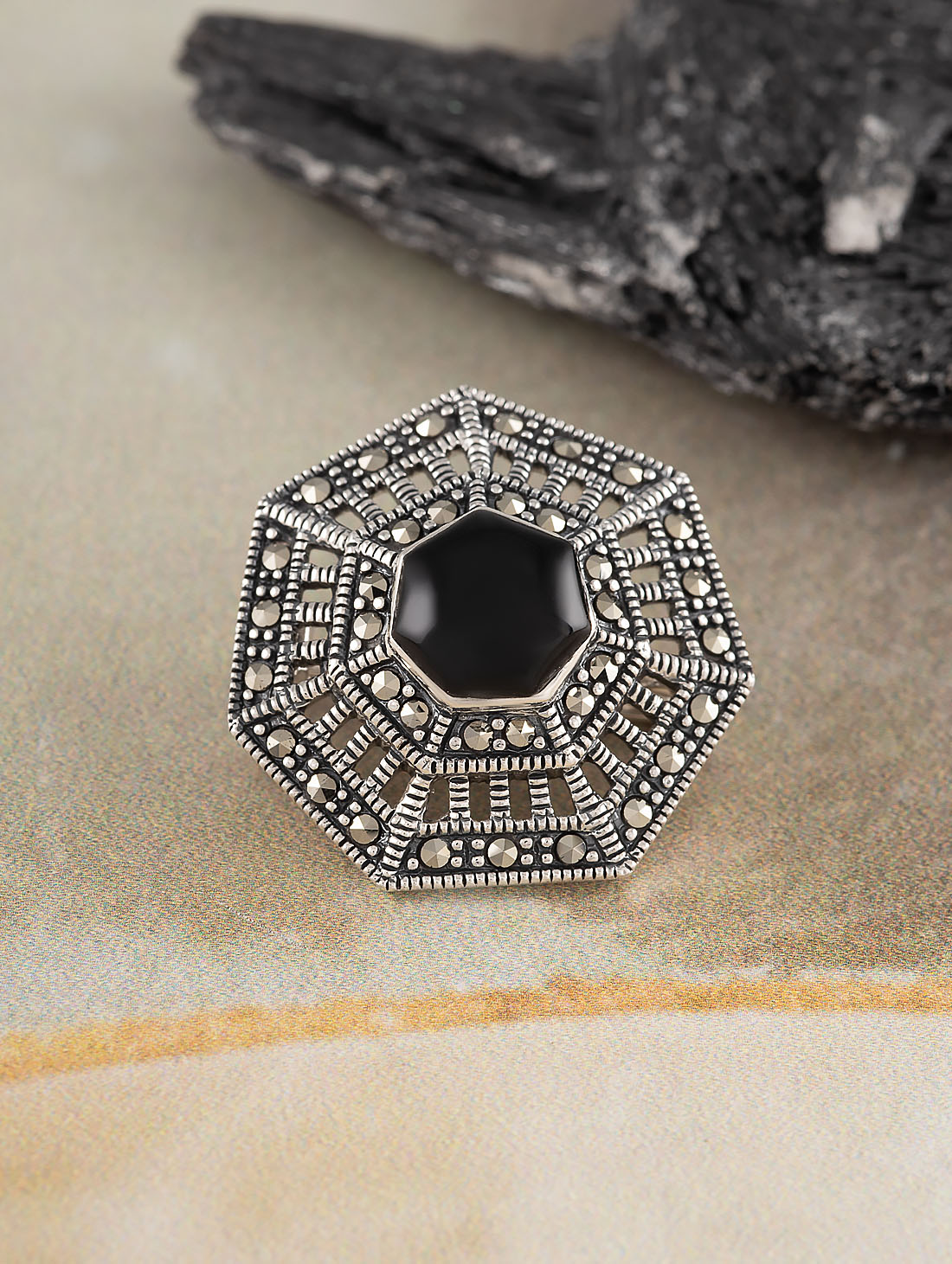 91560 Брошь (Ag 925)