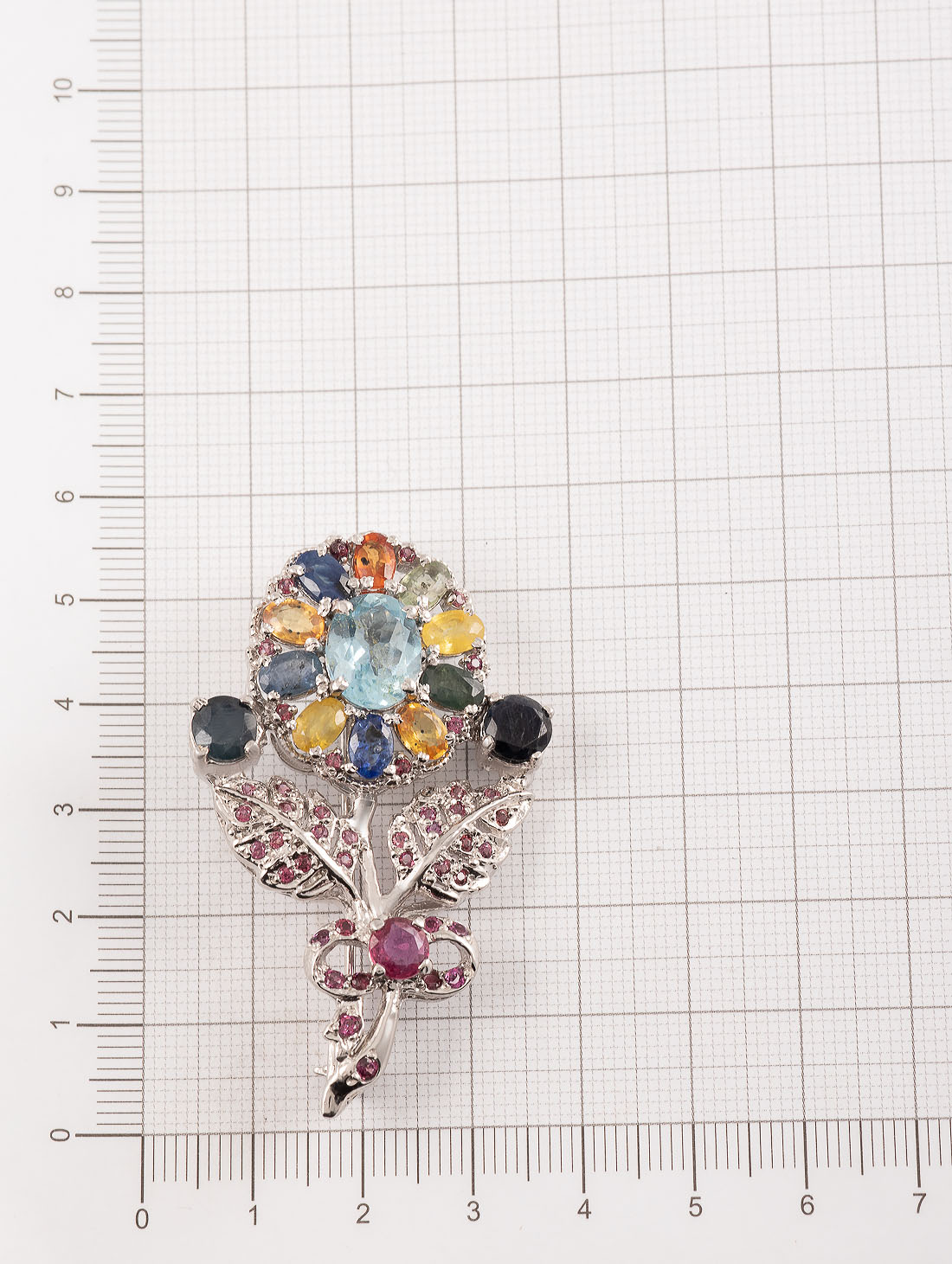 042397 Брошь-кулон (Ag 925)