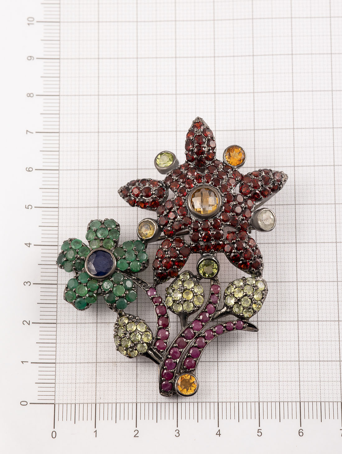 042392 Брошь-кулон (Ag 925)