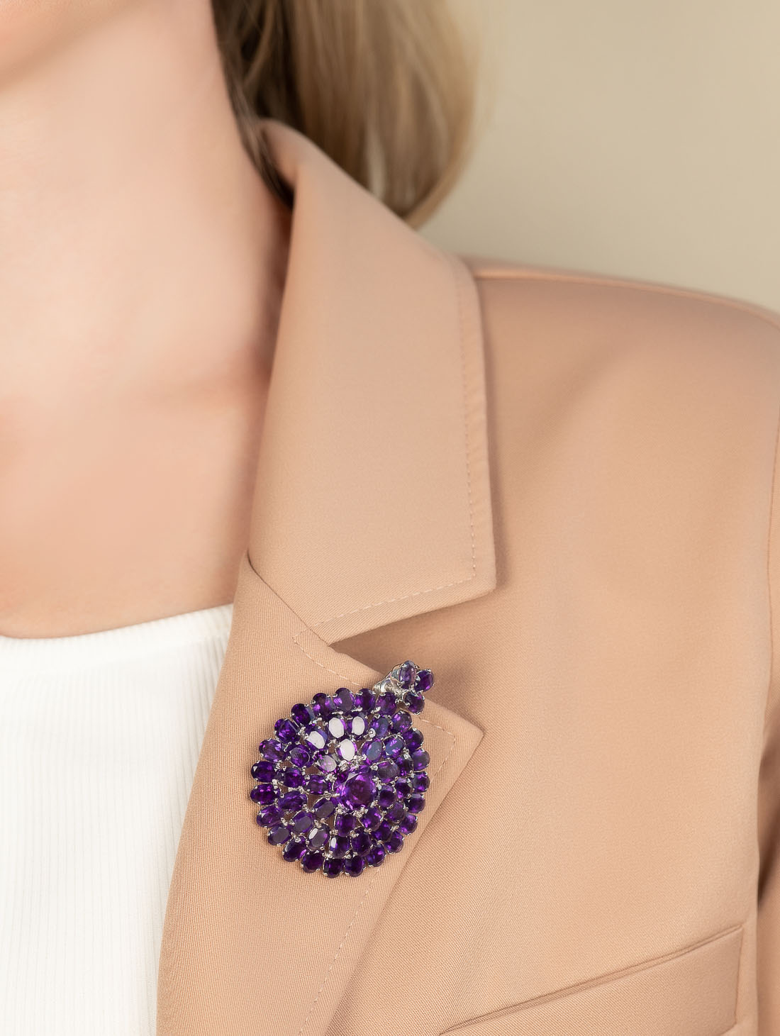 042356 Брошь-кулон (Ag 925)