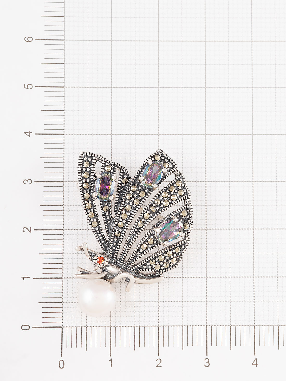 91569 Брошь (Ag 925)