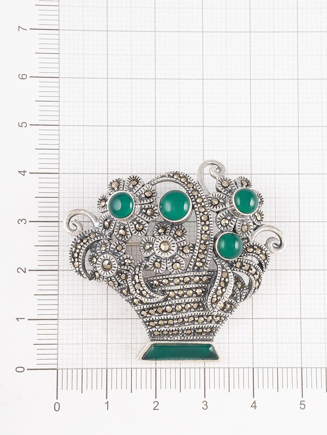 91584 Брошь (Ag 925)