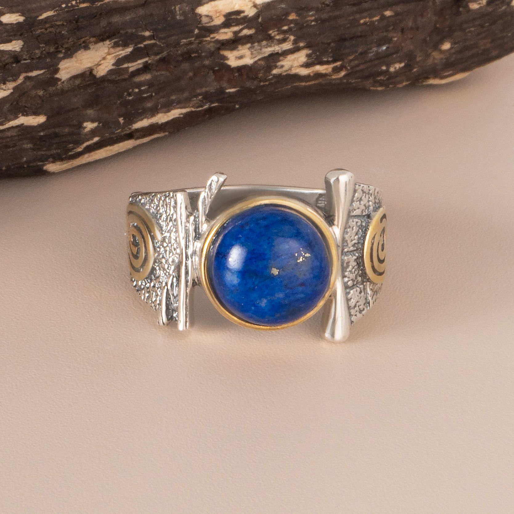 Rrr1182z Лазурит Кольцо (Ag 925)