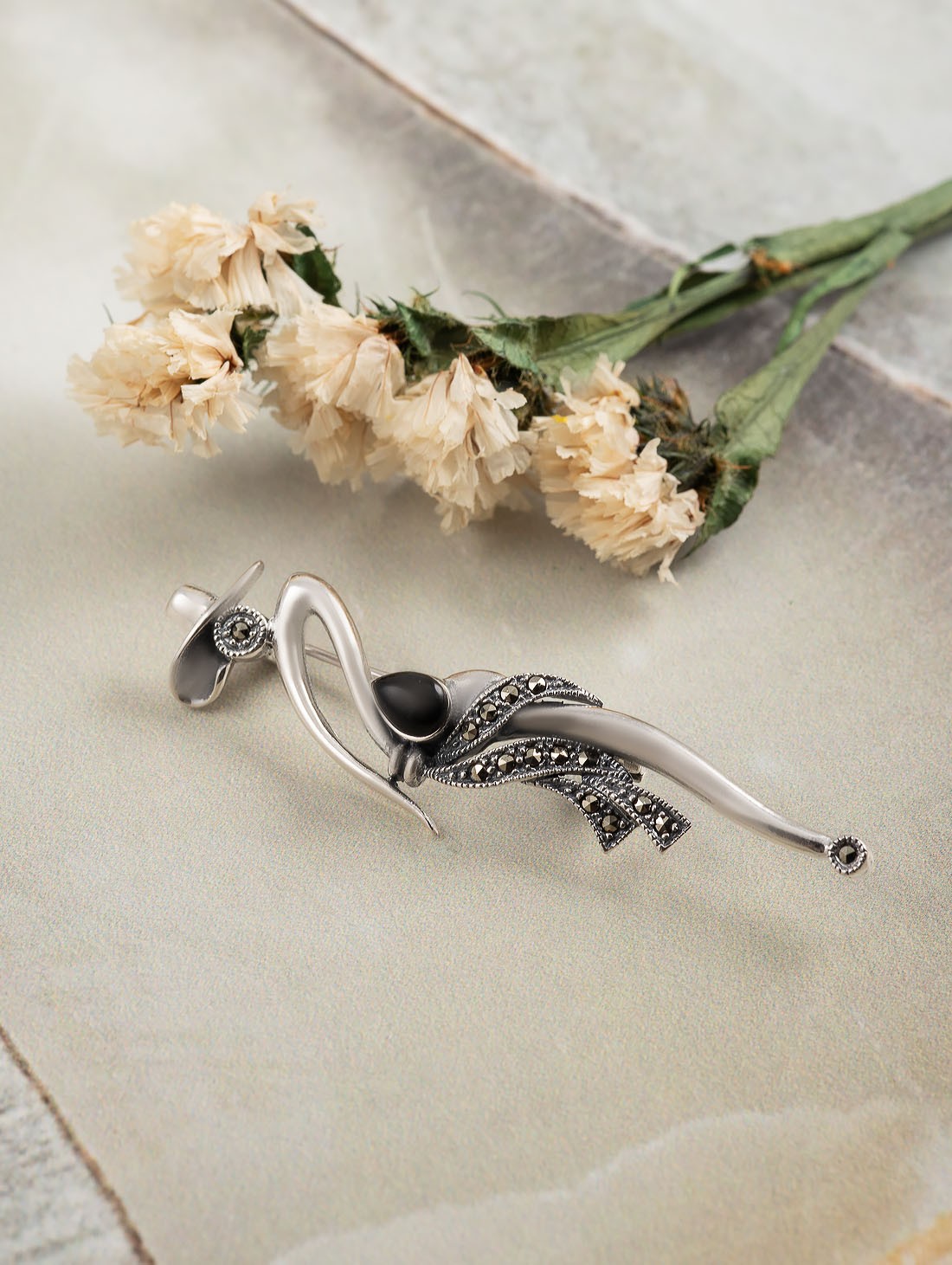 91643 Брошь (Ag 925)