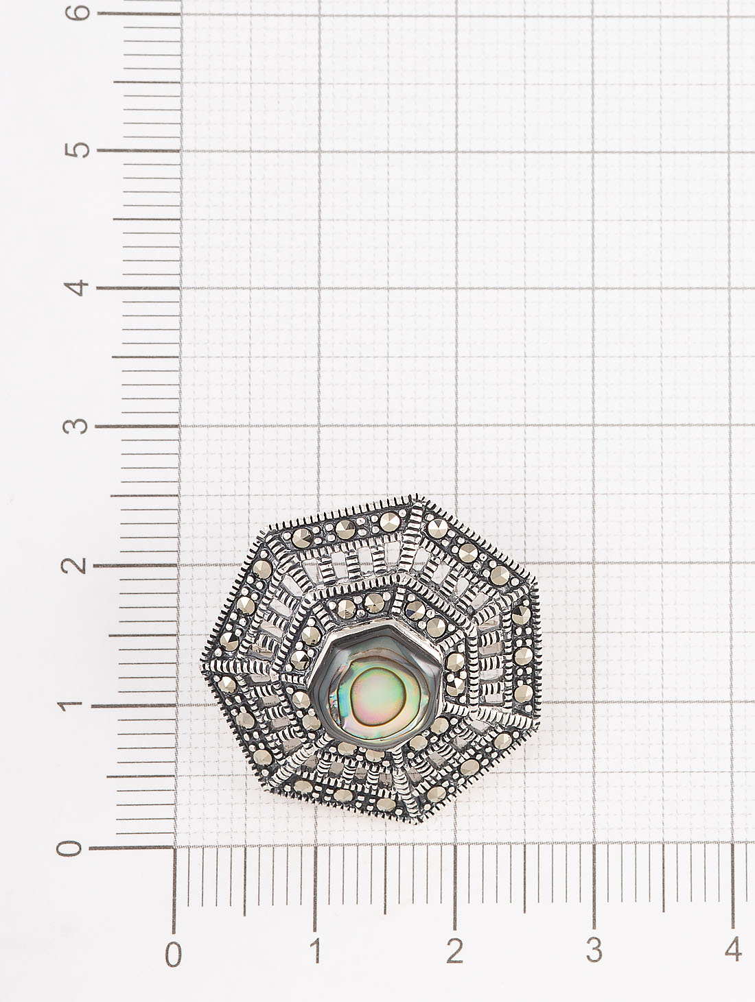 91559 Брошь (Ag 925)