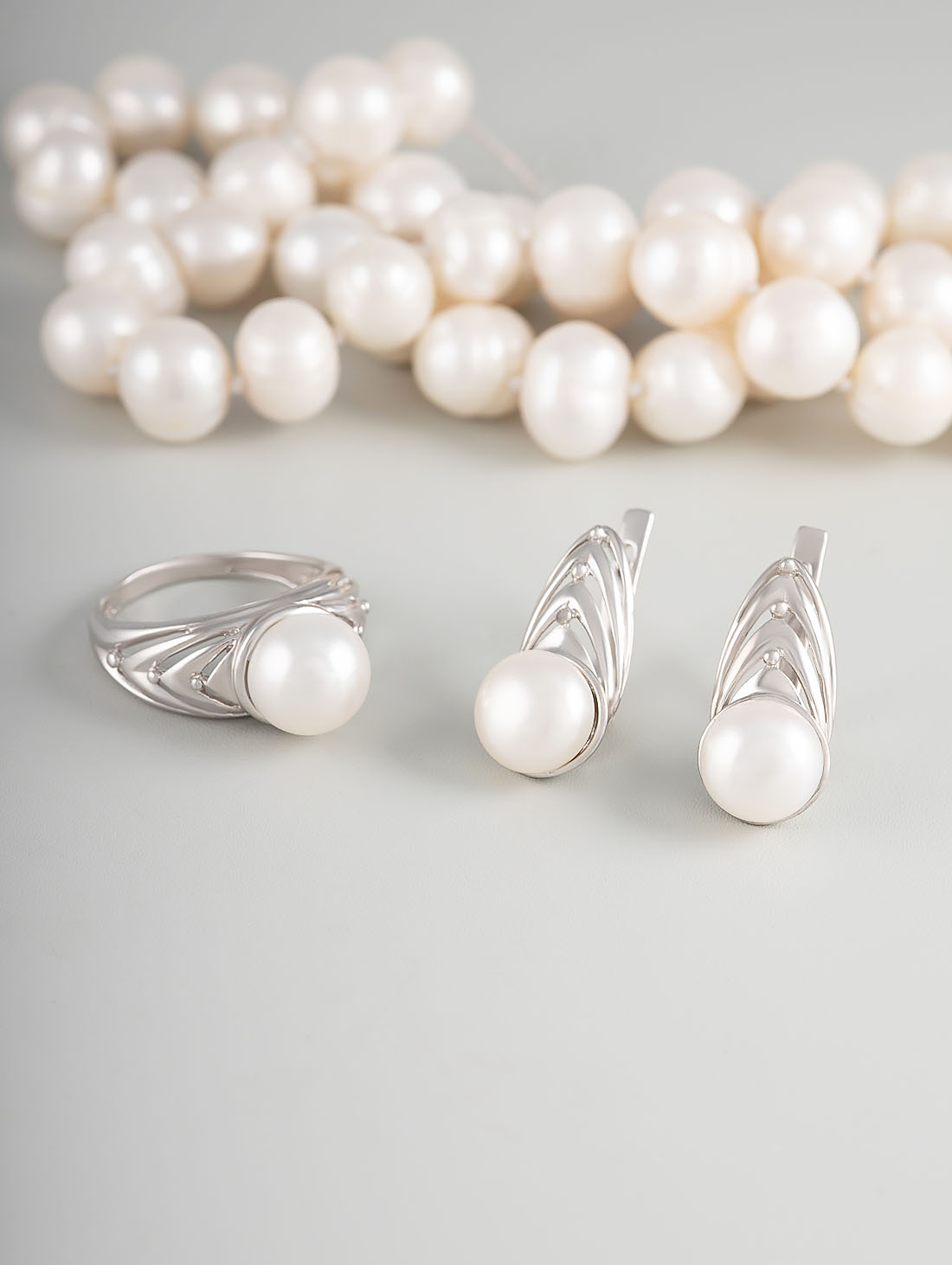 0385 Жемчуг Кольцо (Ag 925)