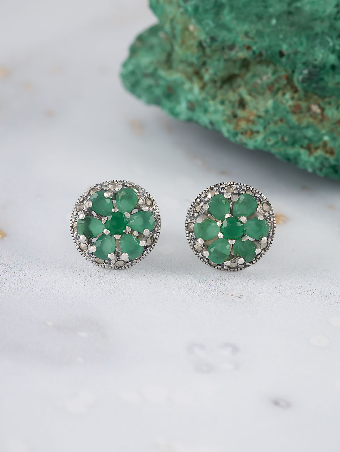 300205 Серьги пуссеты (Ag 925)