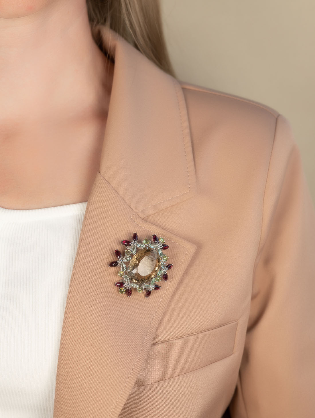 042385 Брошь-кулон (Ag 925)