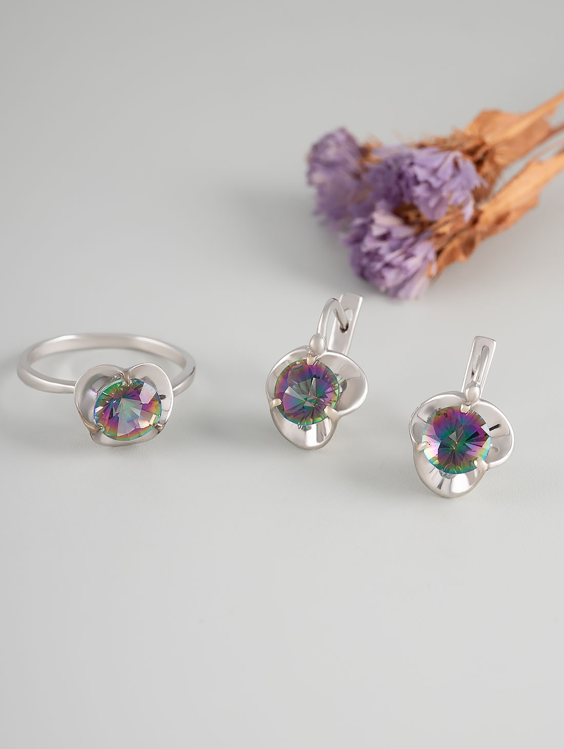 0274R Хрусталь М Кольцо (Ag 925)