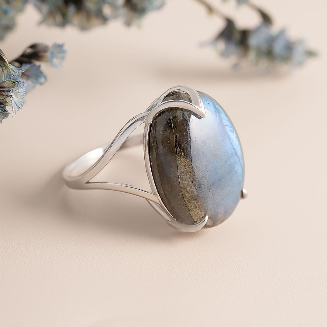 0614R Лабрадор Кольцо (Ag 925)