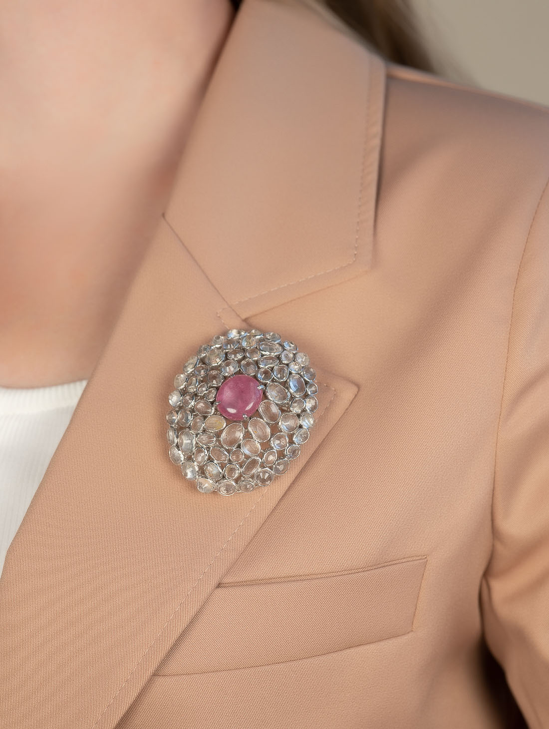 042342 Брошь-кулон (Ag 925)