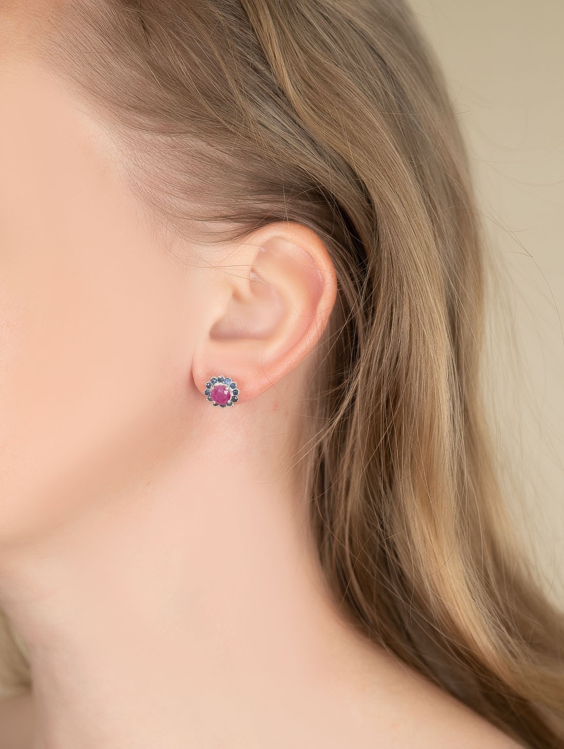 9391 Серьги пуссеты (Ag 925)