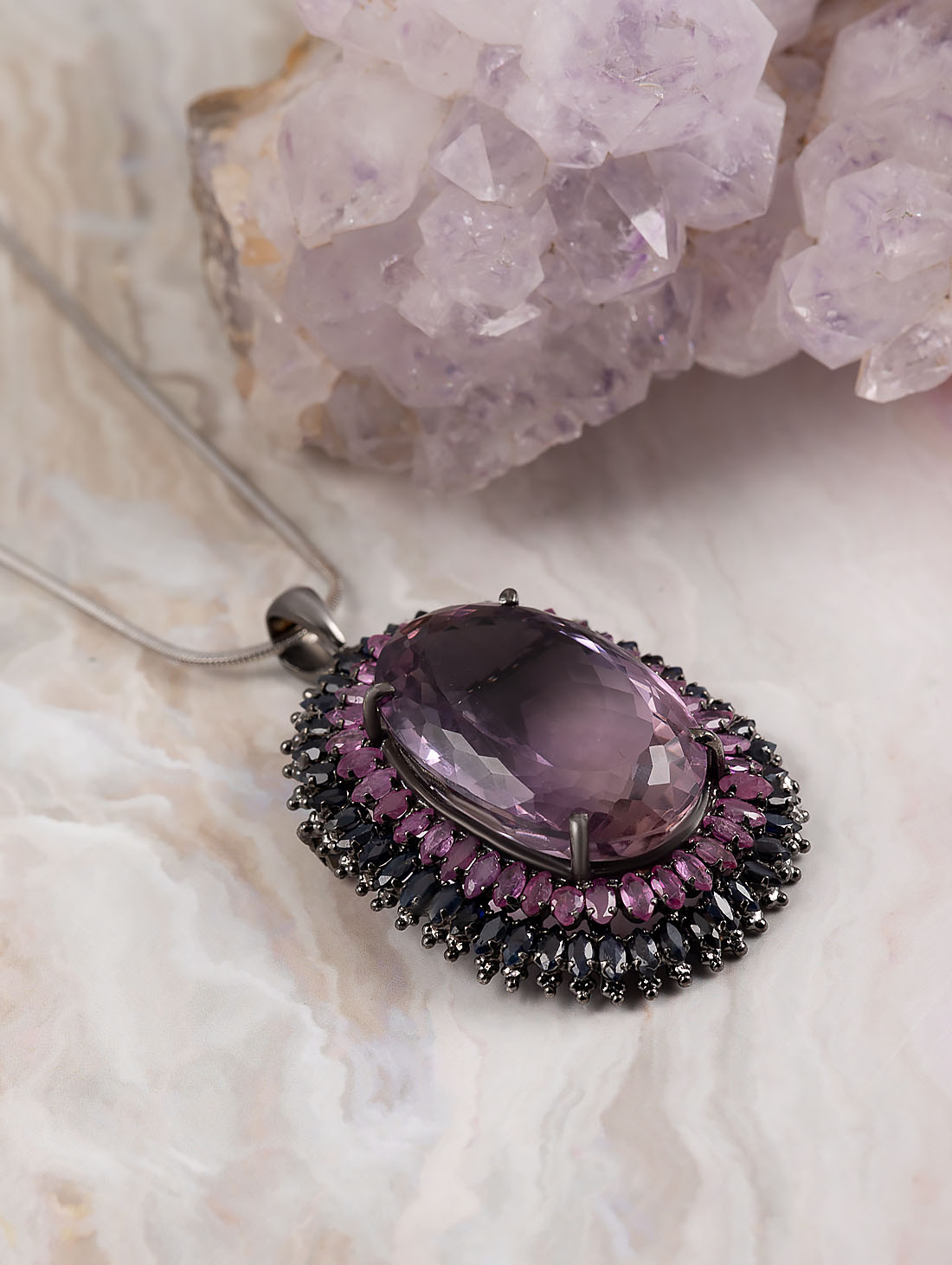 042341 Брошь-кулон (Ag 925)