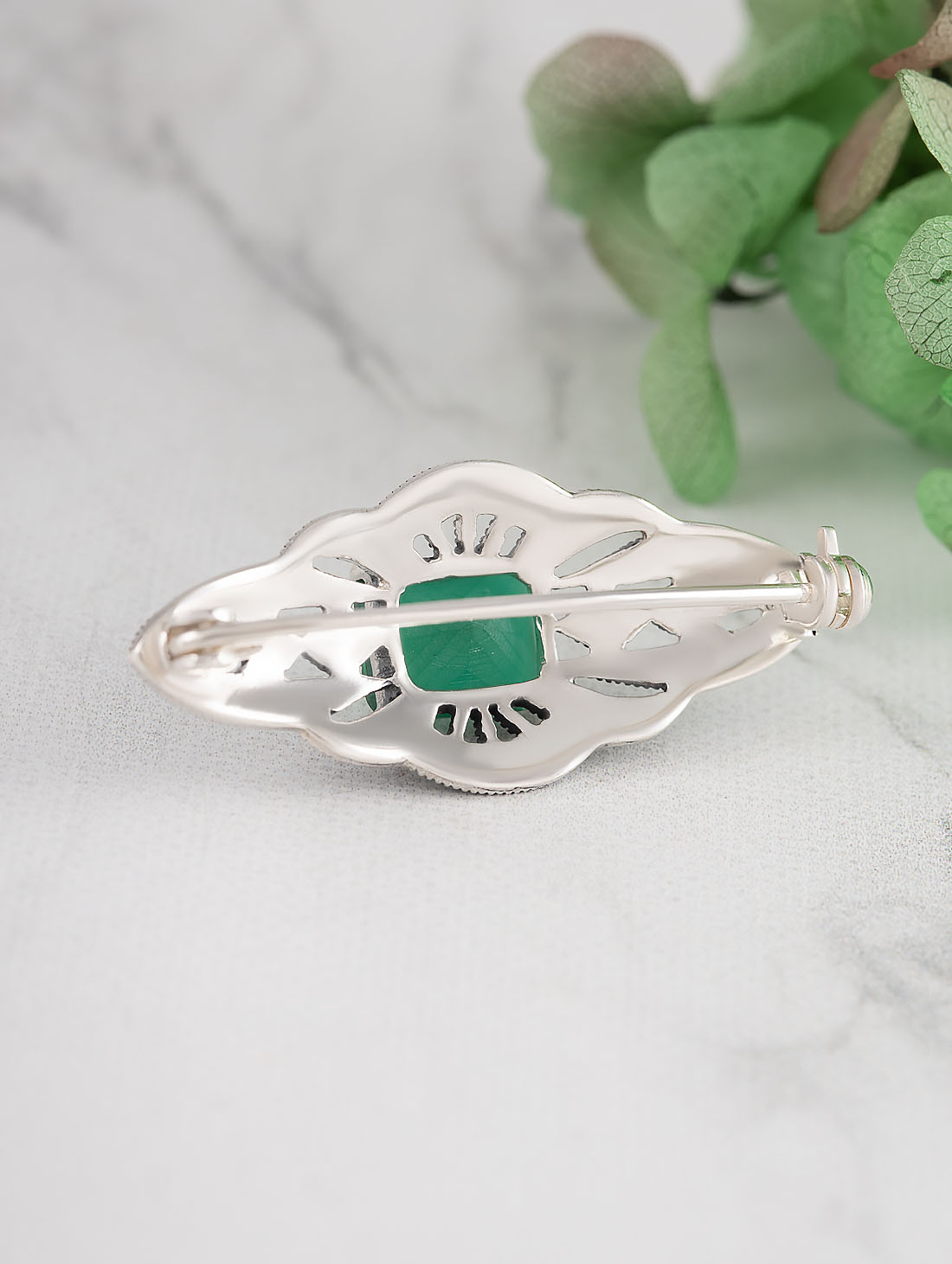 91571 Брошь (Ag 925)