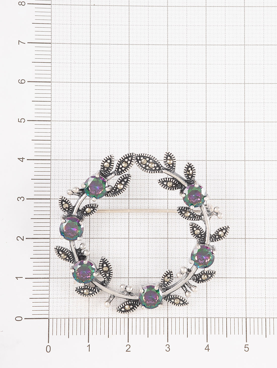 91579 Брошь (Ag 925)