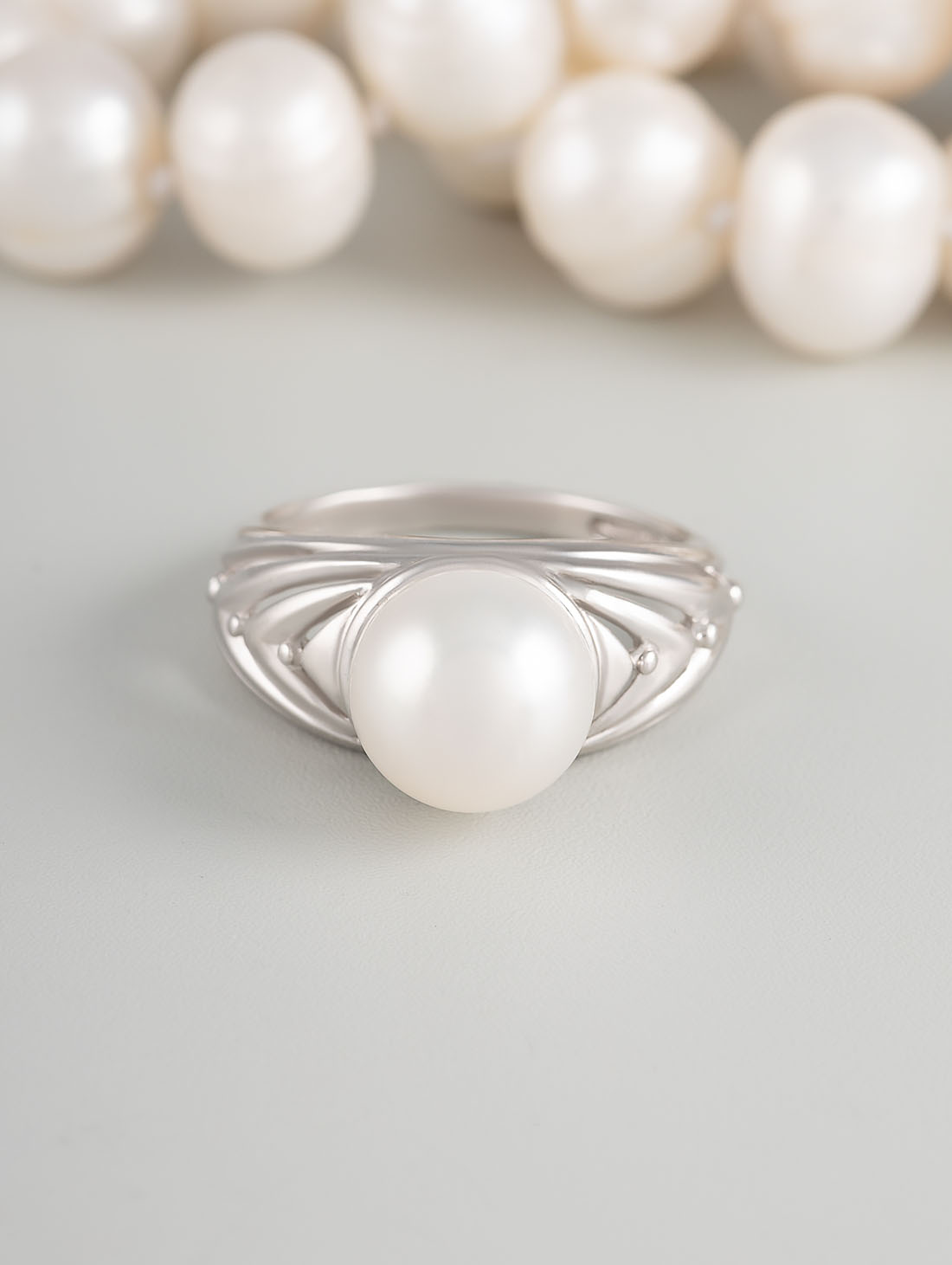 0385 Жемчуг Кольцо (Ag 925)
