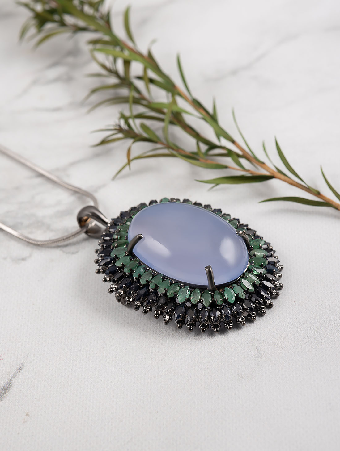 042339 Брошь-кулон (Ag 925)